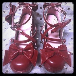 Lolita wedge shoes Mary Janes